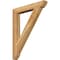Ekena Millwork Traditional Slat Rough Sawn Bracket, Western Red Cedar, 4"W x 30"D x 38"H BKT04X30X38TRA06RWR - alternate 1